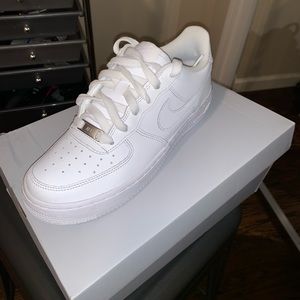 Air Force 1s size 5.5y WORN 1 time